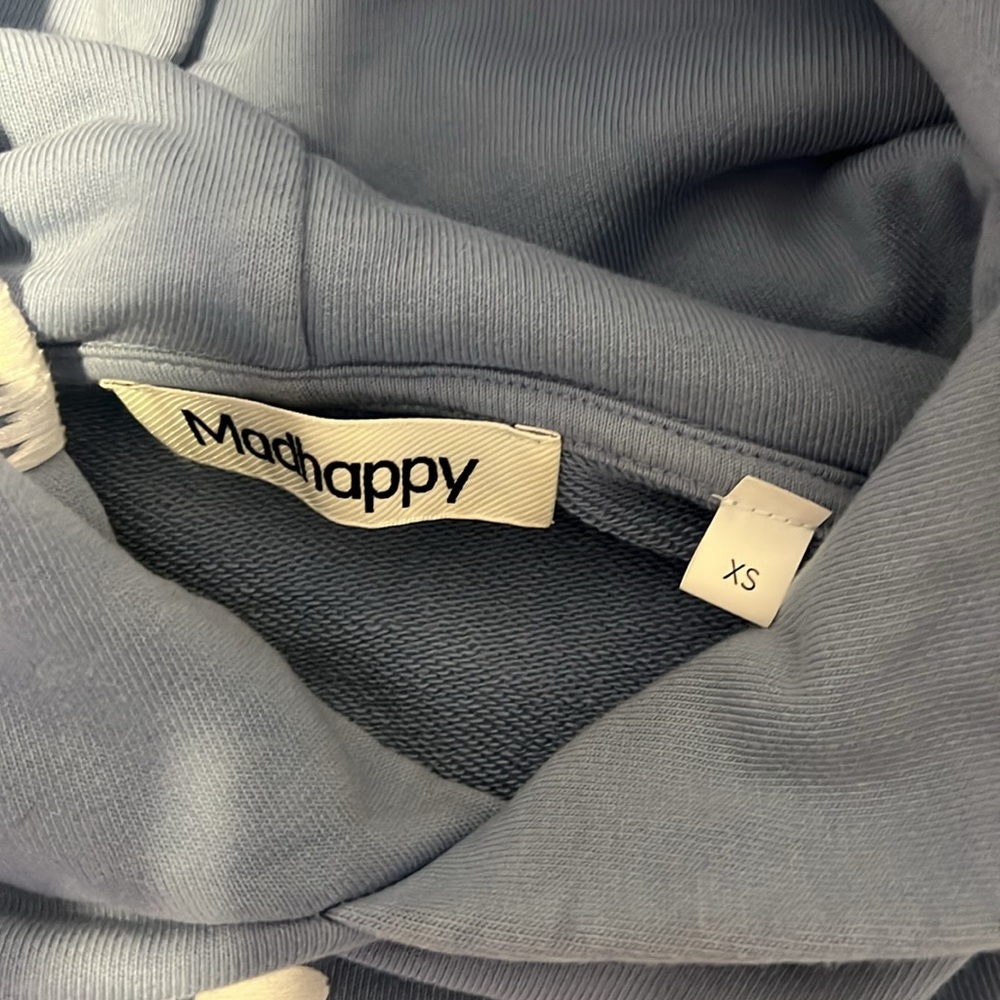 blue mad happy sweatshirt - Picture 2 of 2